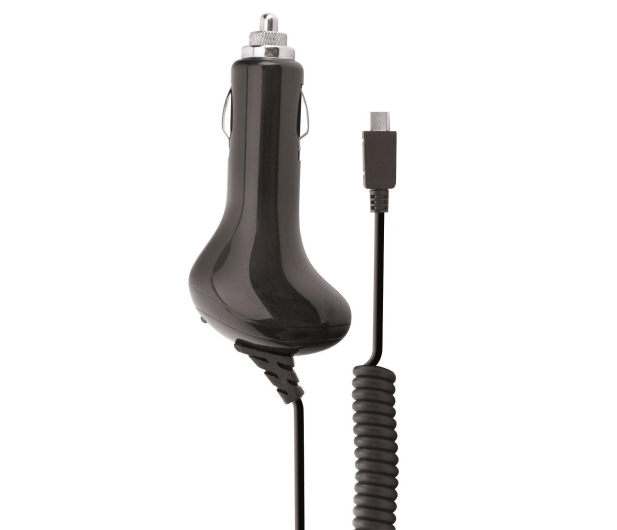 XQISIT Ladowarka Samochodowa microUSB 2.1A - 1426434 - zdjęcie